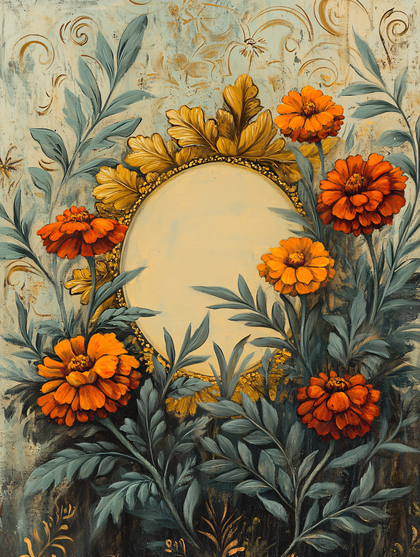 Floral Frame