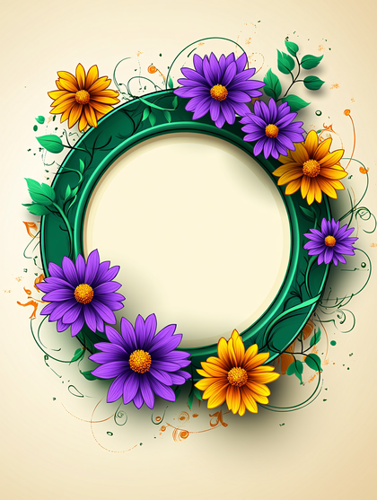 Floral Frame