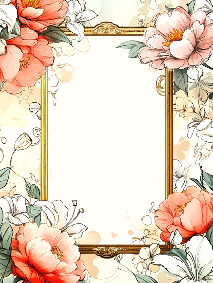 Floral Frame