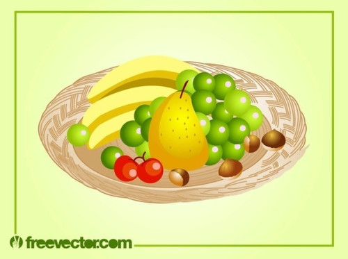 Fruit Platter Free Vector