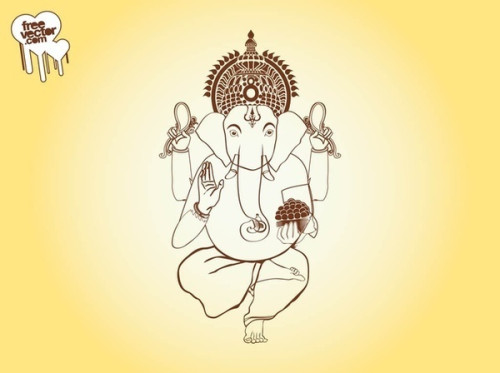 Ganesha Free Vector