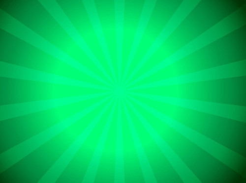Green Sunburst Free Vector