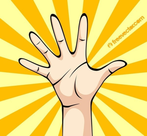 Hand Palm Free Vector