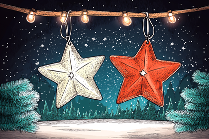 Hanging Christmas Stars Ornaments