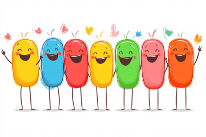 Happy Candy Characters