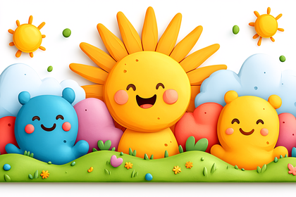 Happy Sun and Friends
