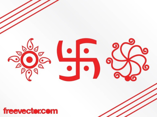 Indian Symbols Free Vector