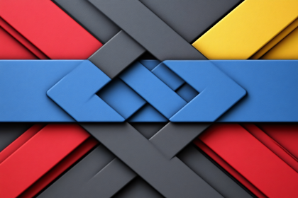Interwoven Geometric Bands