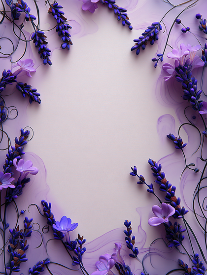 Lavender Arrangement Frame
