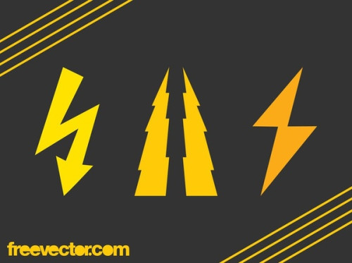 Lighting Symbols Free Vector