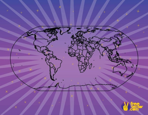 Map Outlines Free Vector