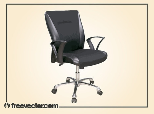 Office Desk Chair Free Vector