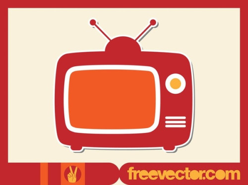 Old TV Free Vector