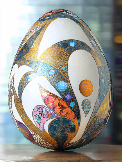 Ornate Decorative Easter Egg