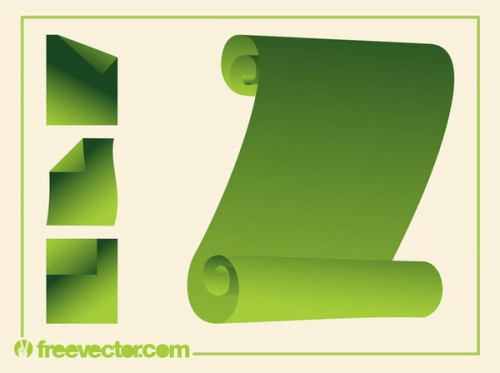 Paper Sheets Set Free Vector
