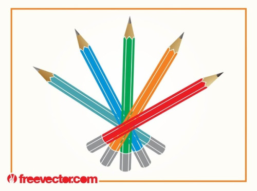 Pencils Free Vector
