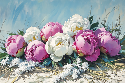 Peonies in Bloom