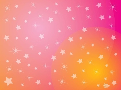 Pink Stars Background Free Vector