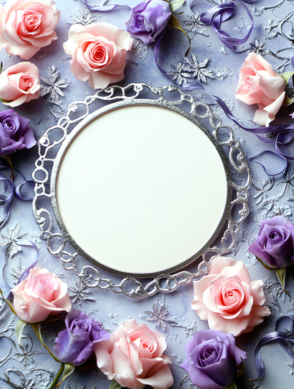 Roses and Frame