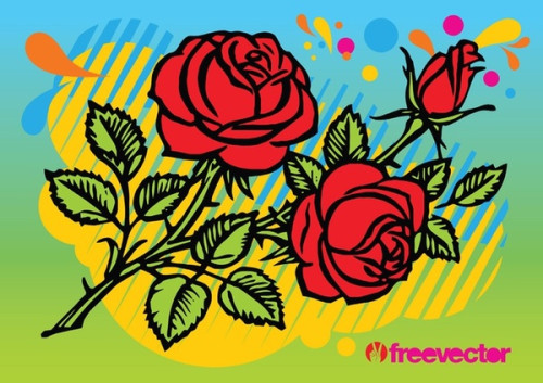 Roses Free Vector