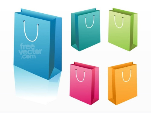 Shopping Bags Free Vector