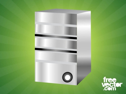 Silver Computer Free Vector