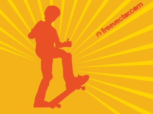 Skater Boy Free Vector