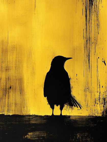 Solitary Bird Silhouette