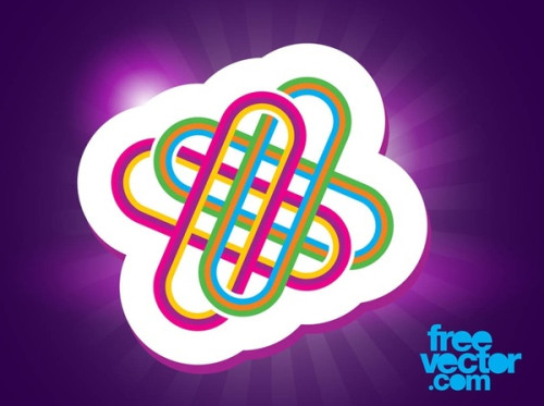 Spiral Badge Free Vector