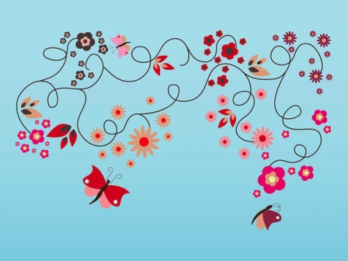 Spring Flourishes Free Vector