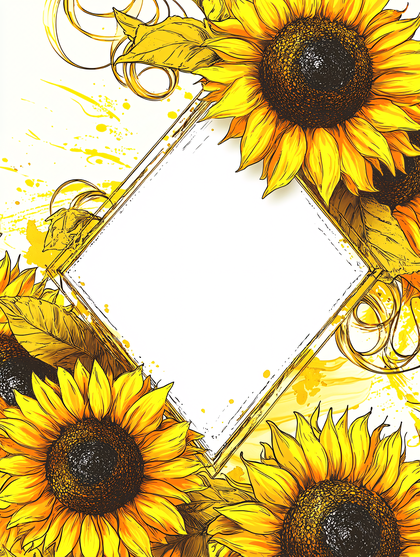 Sunflower Frame