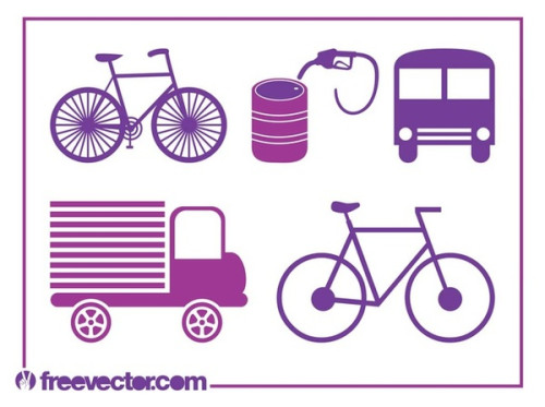 Transport Icons s Free Vector