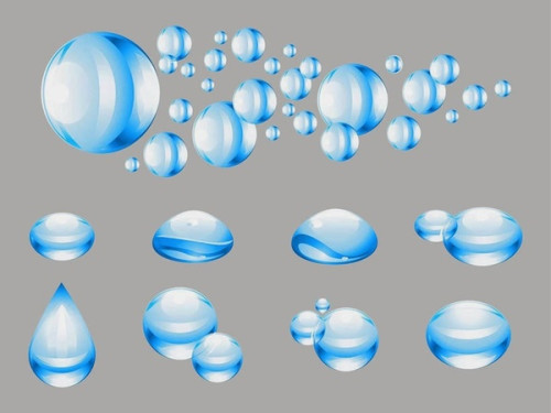 Water Droplets Free Vector