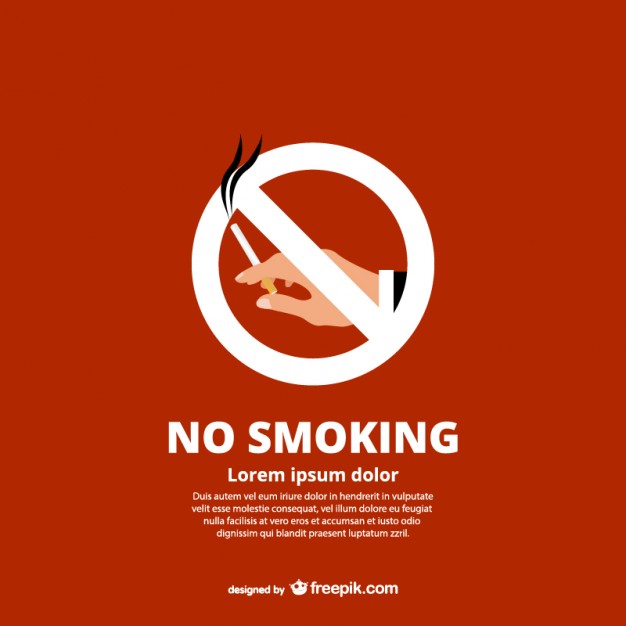 cool no smoking symbol