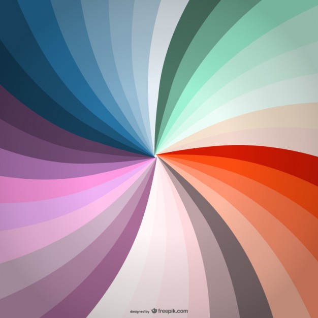 Rainbow Swirl Wallpaper Free Vector