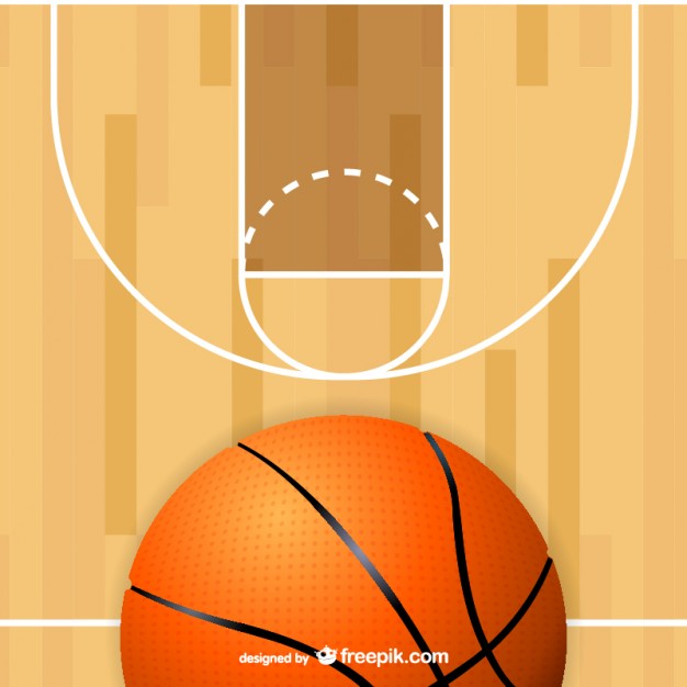 Basketball Court Ball Free Vector