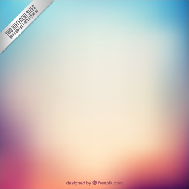 Blurred Background in Summer Colors Free Vector