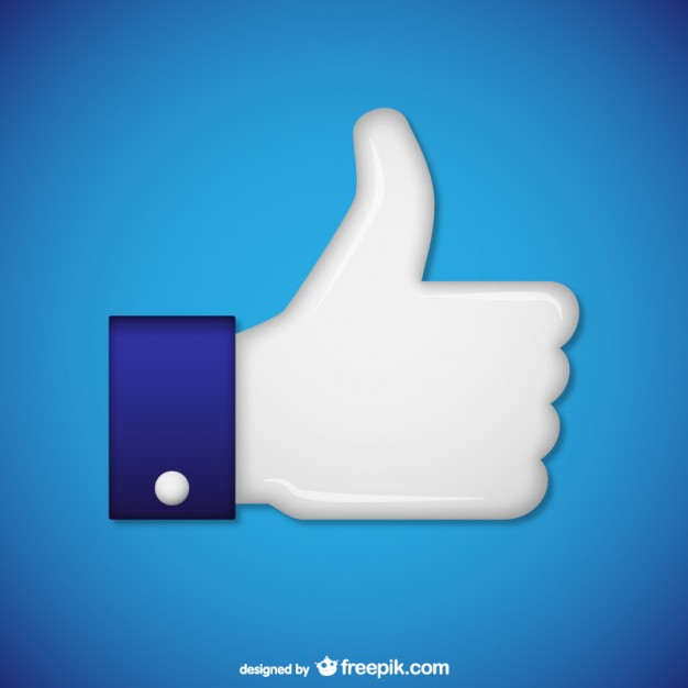 White Hand With Thumb Up Free Vector