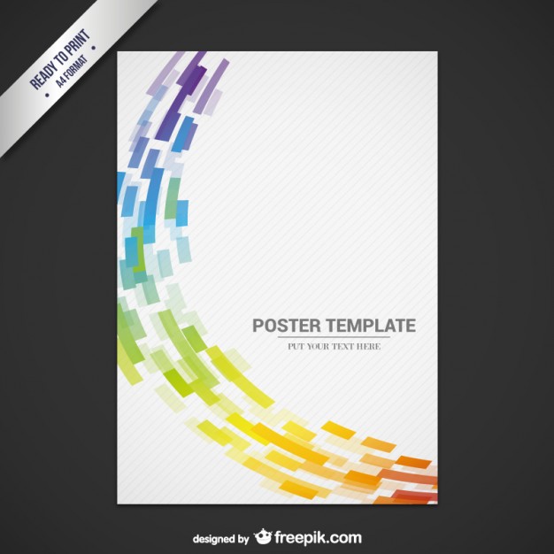 Abstract Flyer Template Free Vector