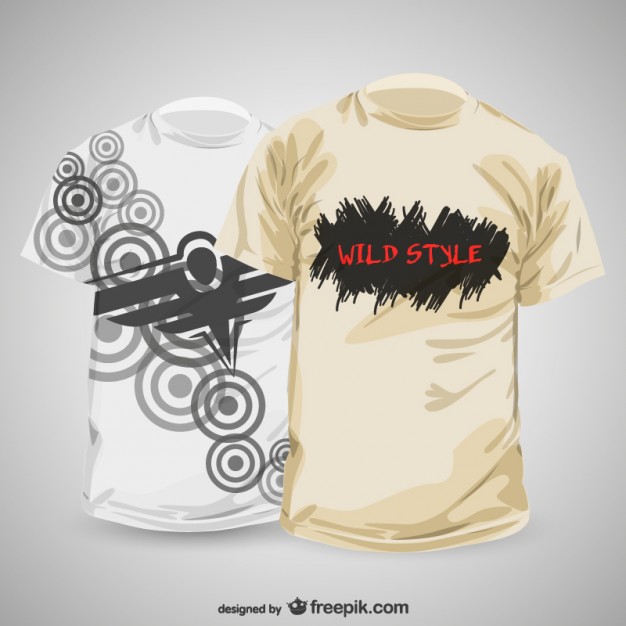 Download Abstract T Shirt Design Template Free Vector