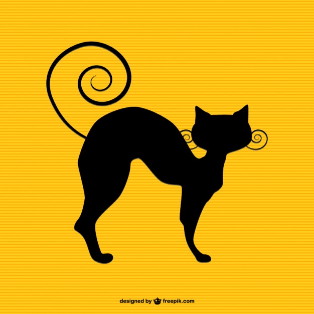 38+ Cat Silhouette Free Vector PNG