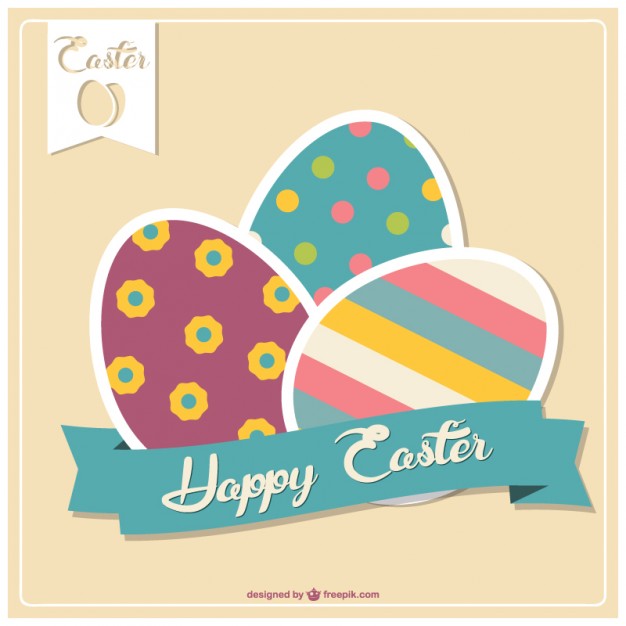 Download Easter Card Template Free Vector