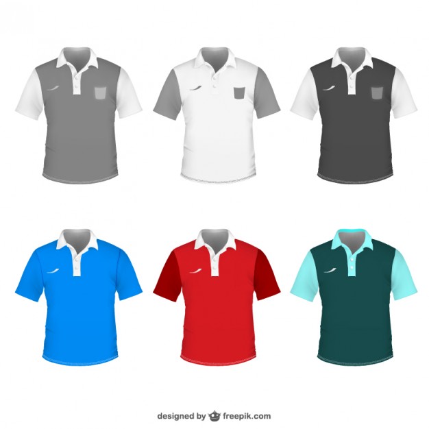 Download Polo Shirt Template Free Vector