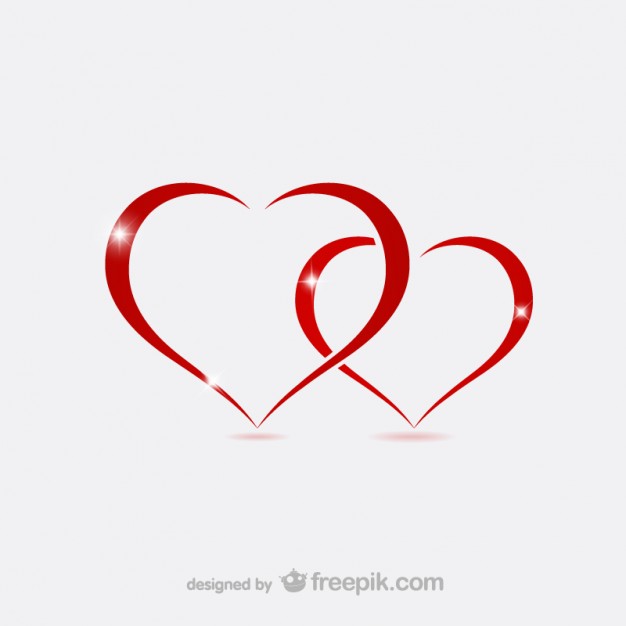 Download Valentine Hearts Outlines Free Vector
