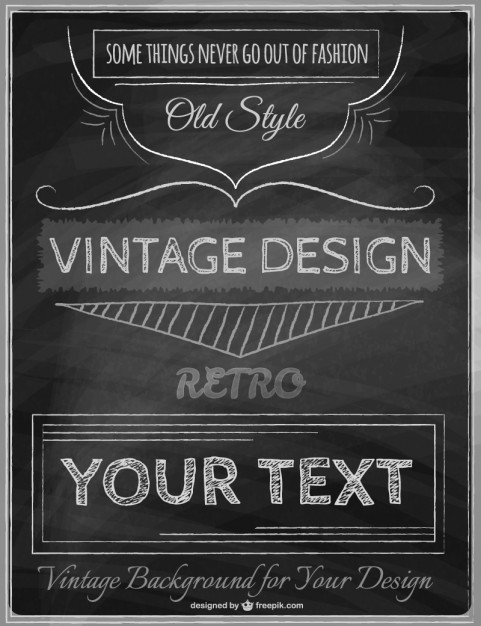 Vintage Poster Template Free Vector