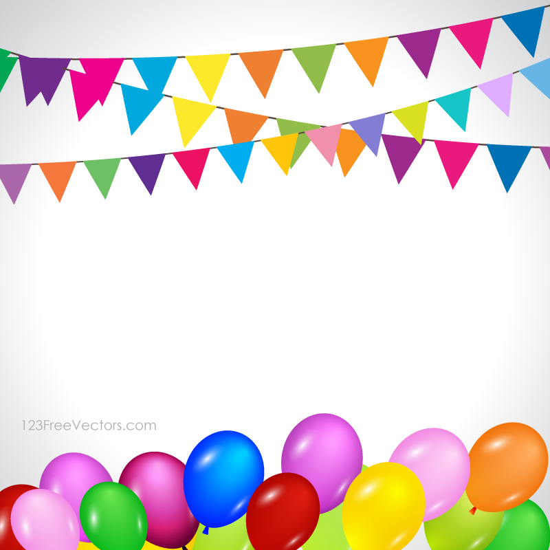 Balloons Transparent Background Png Mart  Happy Birthday Png Background   Free Transparent PNG Download  PNGkey
