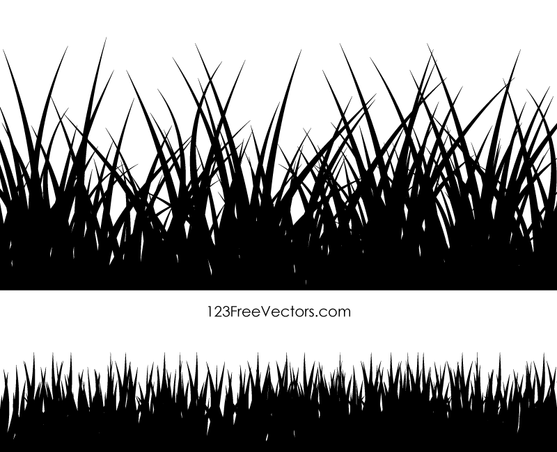 Download Grass Vector Silhouette Illustration SVG Cut Files