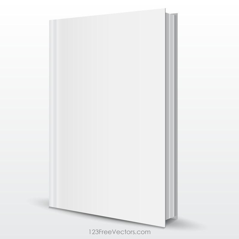design-blank-book-cover-template