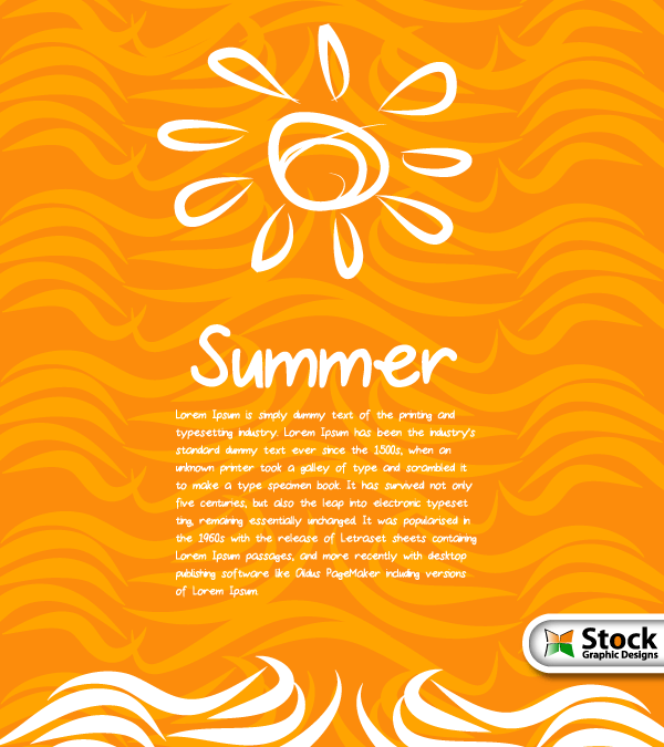 Download Free Summer Vector Background