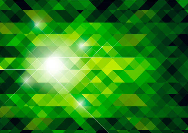 Vector Abstract Green Polygonal Background Design